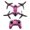Pink, variant on lionlar Fluorescent Wrap Skin Decal Kit Night for FPV DIY Accessory Pink