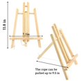 thumbnail image 2 of Caballetes de madera AROIC para pintar lienzos y manualidades, 30 cm, 20 unidades, 2 of 6