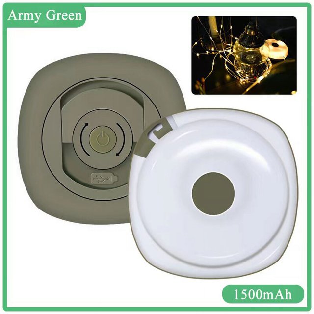 Tira de lámpara LED para acampada, cinturón de luz reciclable impermeable, decoración de jardín al aire libre, habitación de tienda de campaña, 10M de longitud