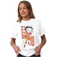 thumbnail image 4 of Betty Boop Athletic Football Player Short Sleeve Women's Graphic Tee Brisco Brands S, 4 of 6