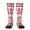 2 Black-2, variant on Women's Knee High Socks Canadian Flag Pattern Outdoor Casual Tube Socks