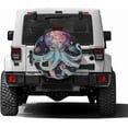 thumbnail image 2 of Octopus Planet Spare Tire Cover Dust-Proof Wheel Tire Cover Fit Trailer, RV, SUV and Many Vehicle, 2 of 8