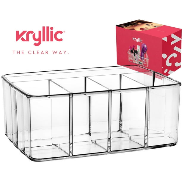 Acrylic Napkin Holder Cutlery Storage Makeup Clear Organizer 5