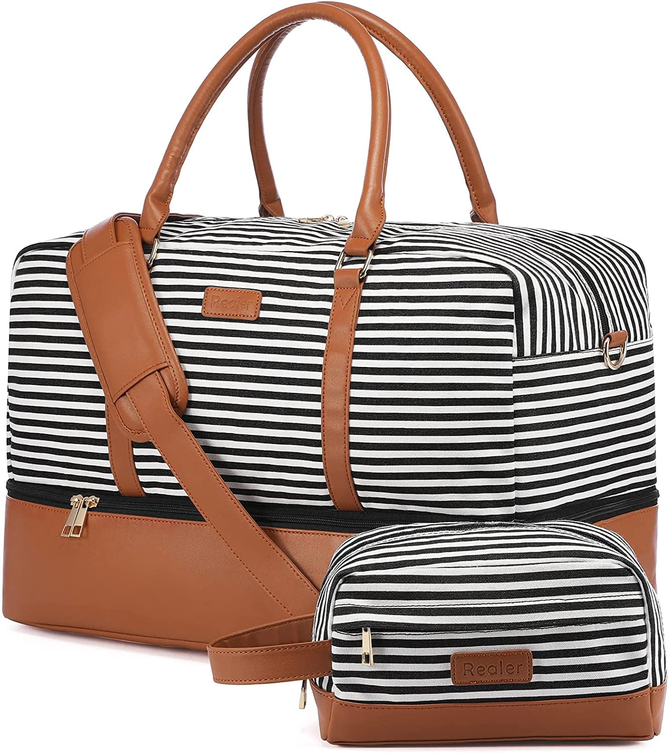 Realer Weekender Bag for Women, Mummy Hospital Carryon Bag Travel