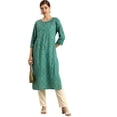 thumbnail image 3 of eloria Bandhej Printed Women's Fashion Indian Style Kurti Dress, 3 of 7