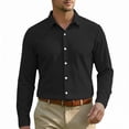 thumbnail image 3 of Business Casual Work Shirts for Men Lightweight Breathable Long Sleeve Textured Button Down Collared Dress Shirt, 3 of 5