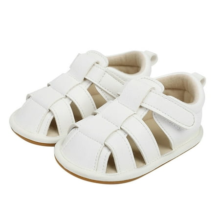 

Betiyuaoe Baby Sandals Infant Boys Girls Single Shoes First Walkers Shoes Summer Toddler Hollow Out Flat
