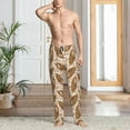 thumbnail image 2 of Sigee Colorful Vintage Corn print Men's Pajama Pants Lounge Sleep Bottoms with Elastic Waistband and Pockets-Small, 2 of 6