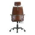 thumbnail image 5 of Moe's Home Collection Executive Office Chair Dark Brown Leather, 5 of 11