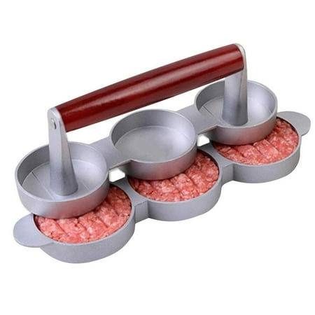 

Tohuu Hamburger Patty Press Anti-stick Burger Smasher Tool 3 in 1 Hamburger Maker Grilling Accessories Hamburger Patties Maker consistent