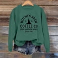thumbnail image 3 of MVRLSH Women's Sweatshirt V-Neck Brew Coffee Pumpkin Graphic Long Sleeve Pullover - XXL, 3 of 3