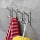 thumbnail image 3 of Ganchos Toalleros Adhesivos De Pared Para Toalla Baño Cocina PLATA, 3 of 5