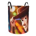 thumbnail image 2 of Cesta para ropa sucia redonda de una sola capa de Toy Story, de tela Oxford duradera, impermeable, portátil, plegable, para baño, bolsa de almacenamiento de ropa con asa pequeña., 2 of 7