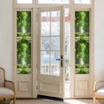 thumbnail image 2 of Green Trees Window Privacy Film, Forest Art Decor Spring Summer Nature Leaf Static Cling UV Sun Blocking Heat Control Window Tint, Non-Adhesive One Way Windows Privacy Cover 17.7''x78.7'', 2 of 7