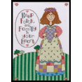 thumbnail image 1 of Tobin 14 Count Keep Faith Counted Cross Stitch Kit, 5 by 7-Inch, 1 of 3