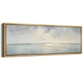 thumbnail image 5 of IDEA4WALL Extra Large Framed Canvas Print Wall Art Tranquil Shores Serene Coastal Landscape Retro Fine Art Nature Wilderness Vintage Wall Decor Oversized Artwork for Living Room - 60"x20", 5 of 5