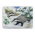 thumbnail image 1 of Carolines Treasures ASA2182RUG Blaireaux dans la Neige Machine Lavable Mémoire Mousse Tapis, 1 of 4