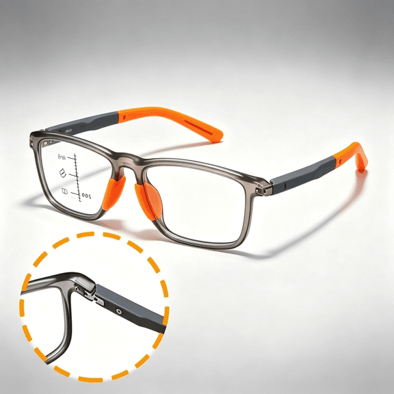HBMYN Glasses, Auto Focus Varifocal Glasses, Smart Adaptive Eyewear with UV & Anti Blue Light Protection.