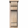 thumbnail image 2 of 7 1/2"W x 12"D x 24"H New Brighton Smooth Corbel w/Backplate, Douglas Fir, 2 of 9