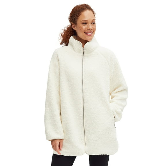 Ellos Women's Sherpa Zip-Front Jacket
