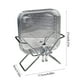 thumbnail image 3 of Juego de 6 Platos de Plástico y Metal En Blanco, Negro y Plateado: Platos para Fruta, Pasteles, Basura y Escupehuesos para Uso Doméstico, Restaurante y Cocina., 3 of 6