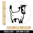 thumbnail image 2 of Screaming Yawning Siamese Cat Pet Self-Inking Rubber Stamp for Stamping Ink Stamper Crafting Planners - 3/4 Inch Small - Black Ink, 2 of 7