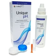 Menicon Unique Ph Multi-Purpose Saline Solution 4 oz. and Lumivis Lens Remover Bundle