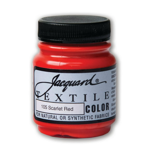 Jacquard Textile Color - Fabric Paint - (2.25 oz) - Scarlet