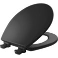 thumbnail image 2 of Mayfair 46EC 047 Molded Wood Toilet Seat with Lift-Off Hinges, Round, Black, 2 of 6