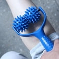 thumbnail image 3 of Handheld Spiky Massage Roller Shoulder Muscle Massage Balls, Deep Tissue Fit for Home And Office Use. , Blue, 3 of 8