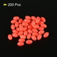 thumbnail image 3 of Uxcell 12x8mm Oval Soft Plastic Luminous Glow Fishing Beads Tackle Tool Red 200 Pieces, 3 of 5
