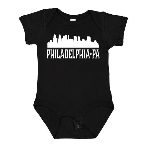 Inktastic Philadelphia Pennsylvania Skyline Pa Cities Boys or Girls Baby Bodysuit