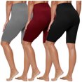 thumbnail image 2 of Gibobby Pantalones de Casuales Pantalones de yoga Pantalones cortos para correr para mujeres Pantalones cortos para exteriores Cintura atlética 3PC Pantalones de yoga para dep(Multicolor， S), 2 of 5