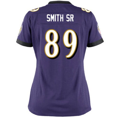 Steve Smith Sr Baltimore Ravens Nike Women's Game Jersey - Purple
