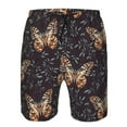 thumbnail image 3 of Logiee Butterfly1 Print Mens Swim Trunks Quick Dry Board Shorts,Breathable Hawaii Beach Shorts Swimwear Bathing Suits-Medium, 3 of 6