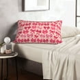 thumbnail image 6 of Lsque pink ribbon bows Pattern Pillow Case – Soft & Cozy Throw Pillow Cover, Hypoallergenic Cushion Case for Sleeping Women with Envelope Closure-14"x20", 6 of 6