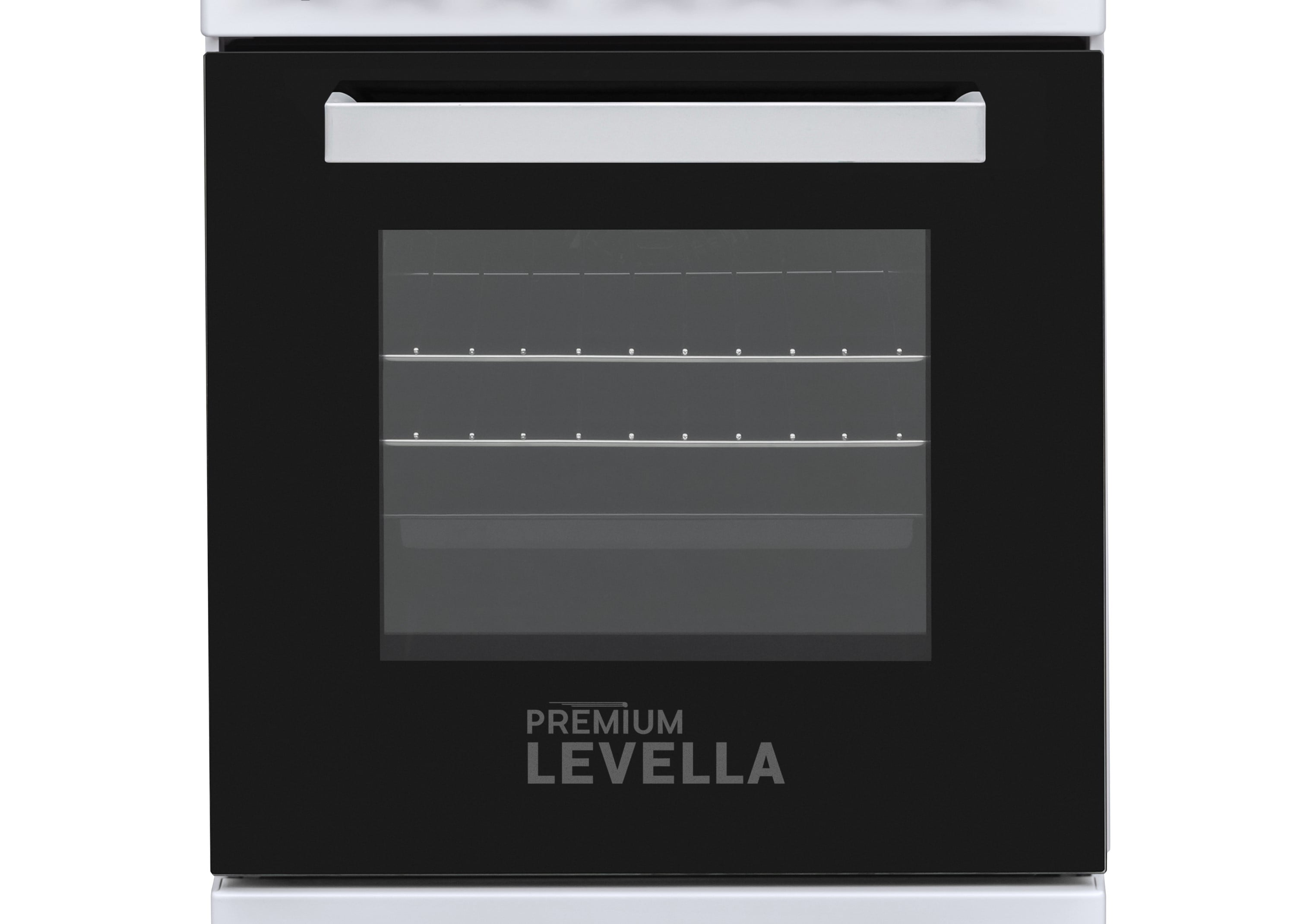 Premium Levella PREV2005VW 20" Vitroceramic Cooktop Electric Range with 4 Burners and 1.9 Cu. Ft. Single Convection Oven - White