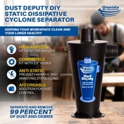 Oneida Air Systems Dust Deputy Static Dissipative Cyclone Separator, Black