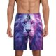 thumbnail image 1 of Balery Cool Lion Head Pantalones cortos de pijama de punto de algodón para hombre con cinturilla y bolsillos-Medium, 1 of 6