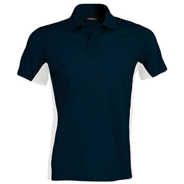Kariban Polo à Manches Courtes pour Hommes (Dual Couleur)