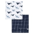thumbnail image 6 of Gerber Baby Boy or Girl Unisex Muslins Swaddle Blanket, 2-Pack, Coastal Calm, 6 of 11