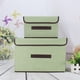 thumbnail image 5 of Caja de almacenamiento plegable Inteprter 2 uds Tela no tejida verde, 5 of 6