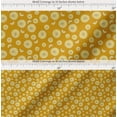 thumbnail image 2 of Soimoi Gold Cotton Cambric Fabric Lemon Slice Vegetable Print Sewing Fabric BTY 42 Inch Wide, 2 of 7