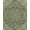 Green, Pattern 2, variant on Design&I 8'x10' Washable Area Rug Extra Large Skid-Resistant Low Profile Ornate Scroll Border Dining Table Alfombra Round Vintage Circle Playful for Living Room, Family