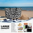 thumbnail image 5 of Disketp Similar To Leopard Print Large Capacity Beach Bag, Waterproof Sandproof Beach Swim Pool Bag Tote Bag for Women, 5 of 7