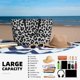 thumbnail image 5 of Easygdp Similar To Leopard Print Bolsa de Viaje de Playa de Gran Capacidad, Bolsa Tote Perfecta para la Playa, Escapadas de Fin de Semana y Viajes, 5 of 7