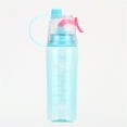 2PCS Water Cup With Straw Spray Water Bottle For Drinking Sports Water