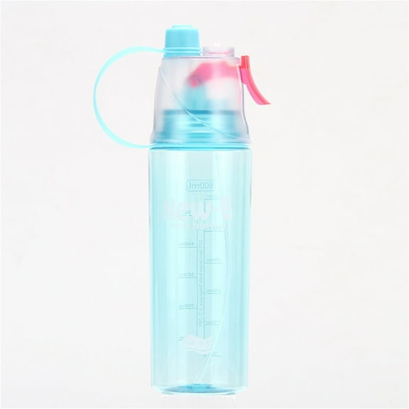 Spray Water Bottle For Drinking Sports Water Bottle Cycling 600ml For Cycling Running Mountaineering Hiking Gym Climbing,Glass Water Bottle