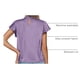 thumbnail image 4 of Blusa Morada de Satén con Volantes para Mujer PRETTYGARDEN Talla XXL, 4 of 6