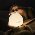 thumbnail image 1 of Luces nocturnas para el hogar para niños, lámparas recargables USB, lámpara de noche para lactancia materna, control táctil y configuración de temporizador, blanco, 1 of 5